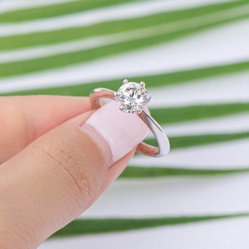 BELLAMY - Solitaire Diamond Ring (sizes 4-10)