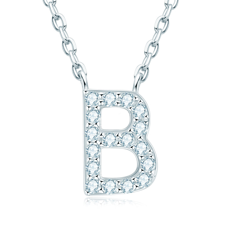 GLAM - Diamond Initial Necklace