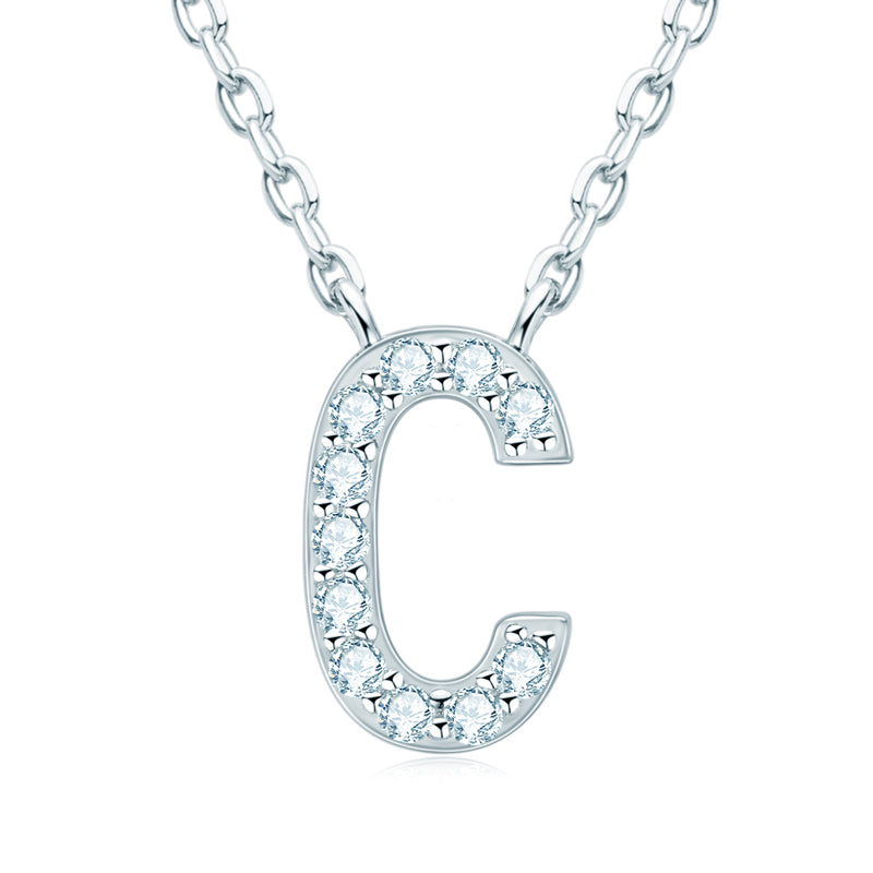 GLAM - Diamond Initial Necklace