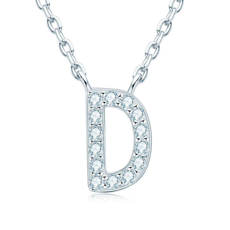 GLAM - Diamond Initial Necklace