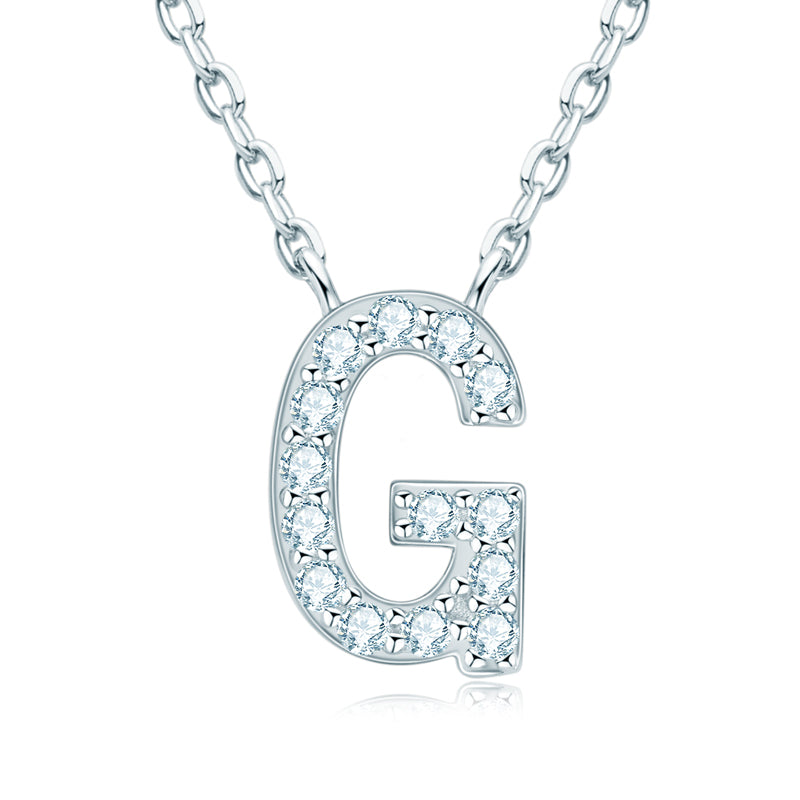 GLAM - Diamond Initial Necklace