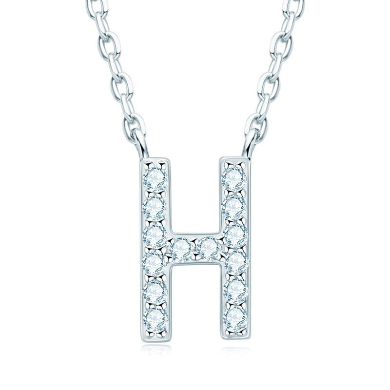 GLAM - Diamond Initial Necklace