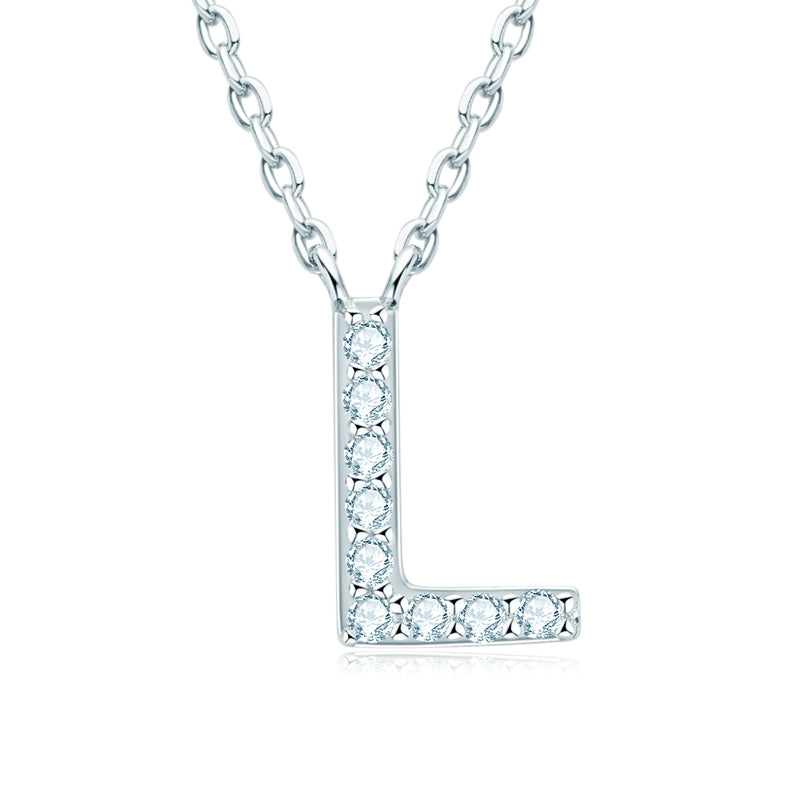 GLAM - Diamond Initial Necklace