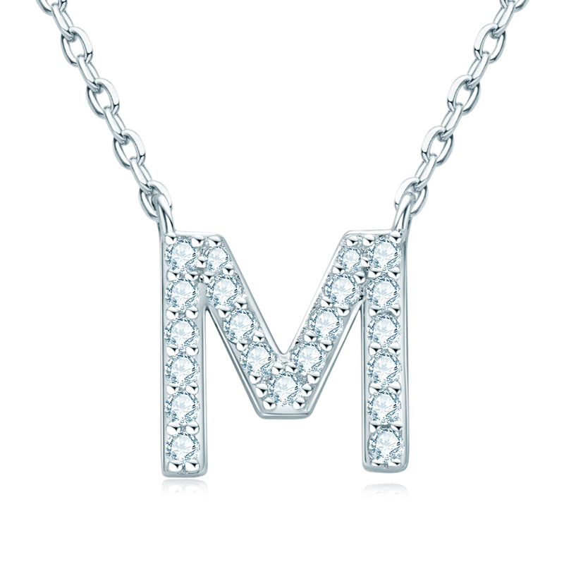 GLAM - Diamond Initial Necklace