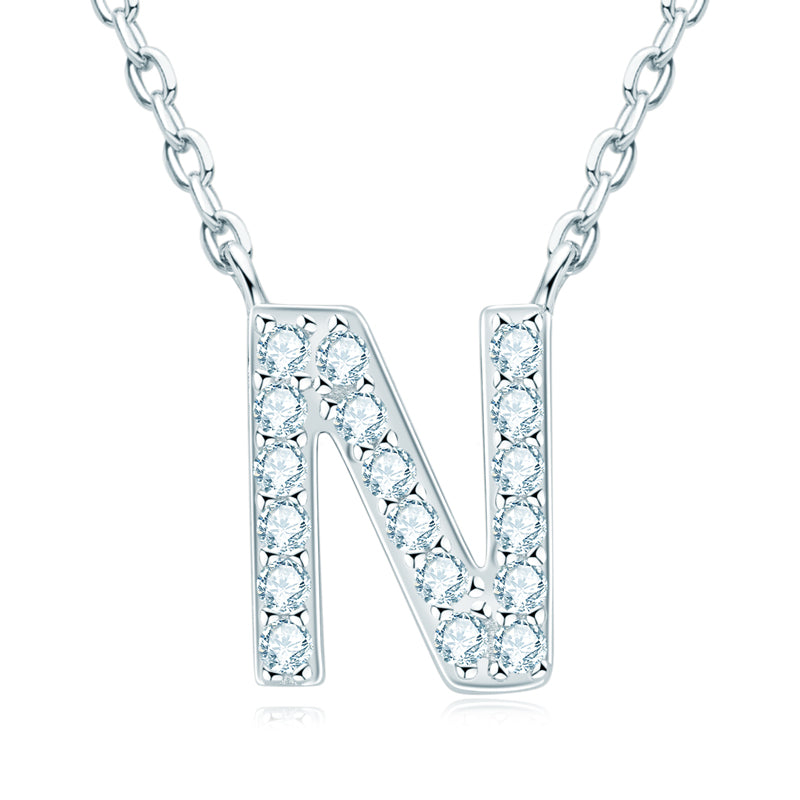 GLAM - Diamond Initial Necklace