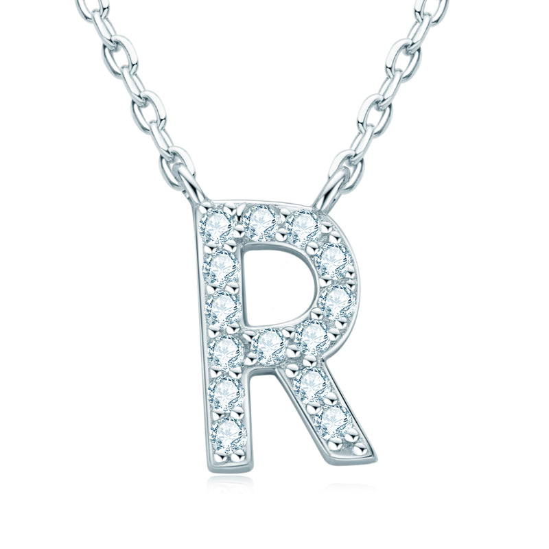 GLAM - Diamond Initial Necklace