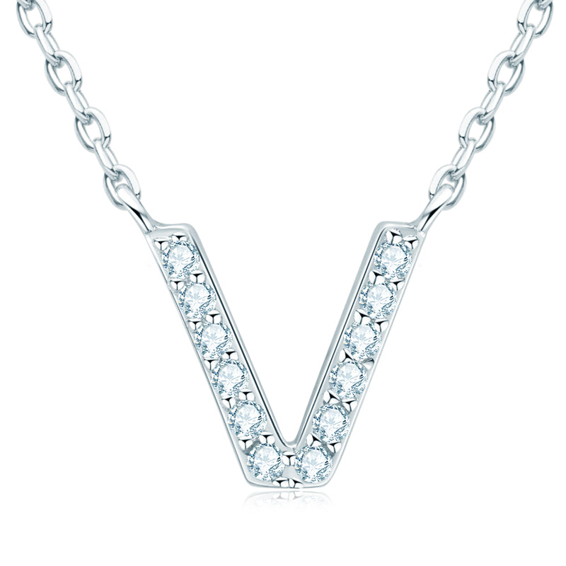 GLAM - Diamond Initial Necklace