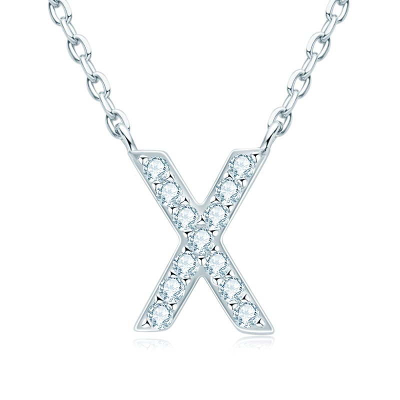 GLAM - Diamond Initial Necklace