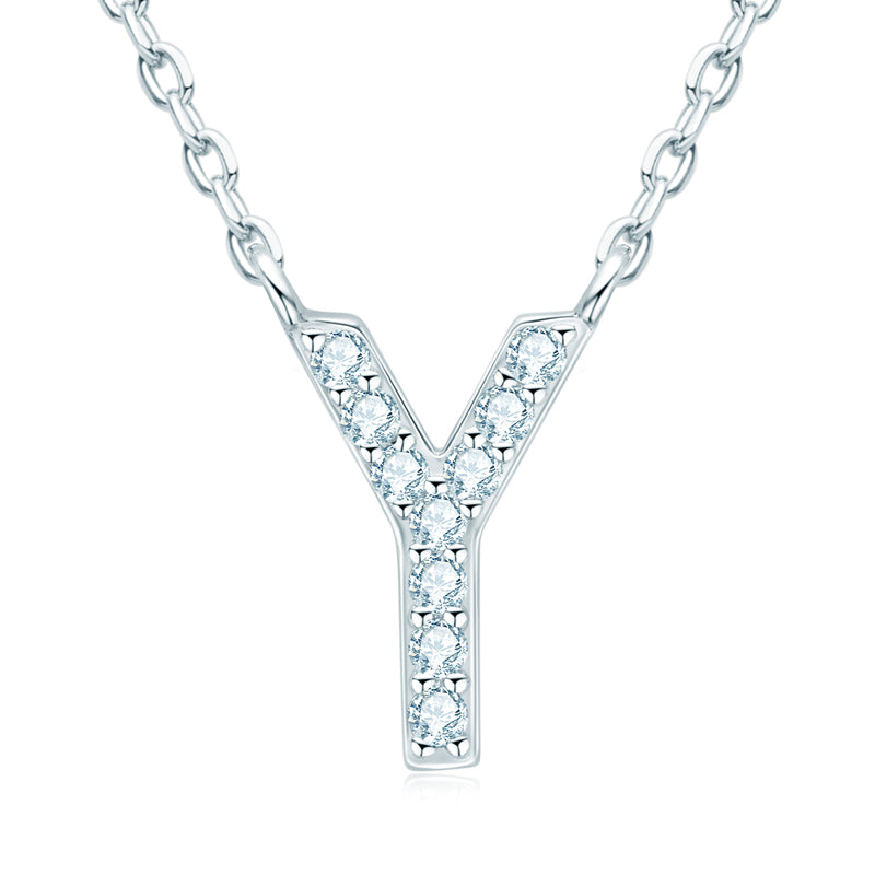 GLAM - Diamond Initial Necklace