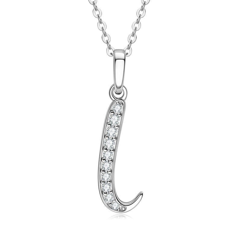 SCRIPT - Diamond Initial Necklace