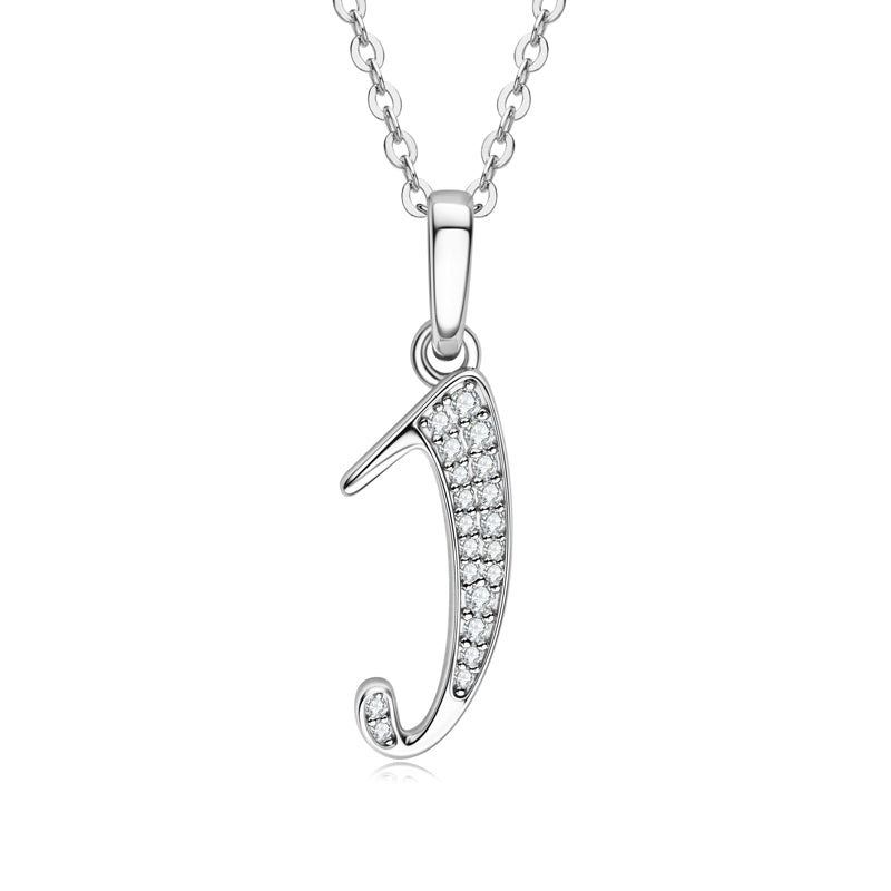 SCRIPT - Diamond Initial Necklace