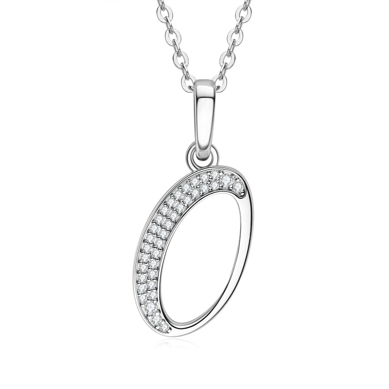 SCRIPT - Diamond Initial Necklace